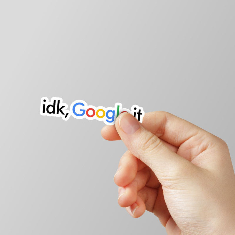 Idk Laptop Sticker