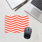 Wave Red Mouse Pad