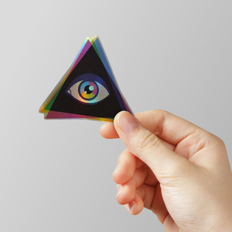 Holographic & Neon Laptop Stickers Main image