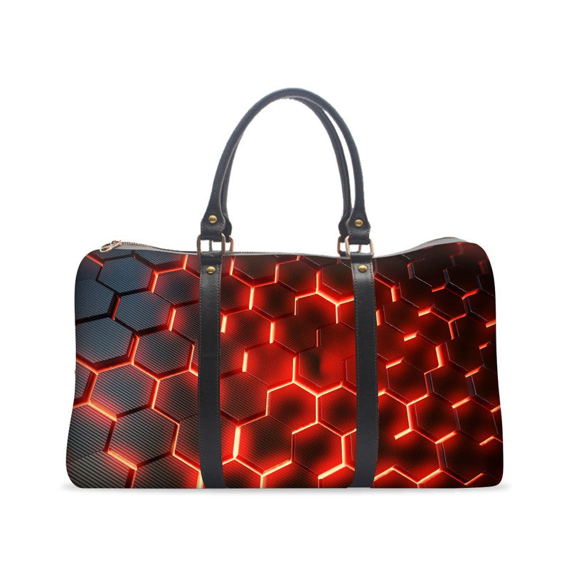 Abstract Art Floral Duffle Bag