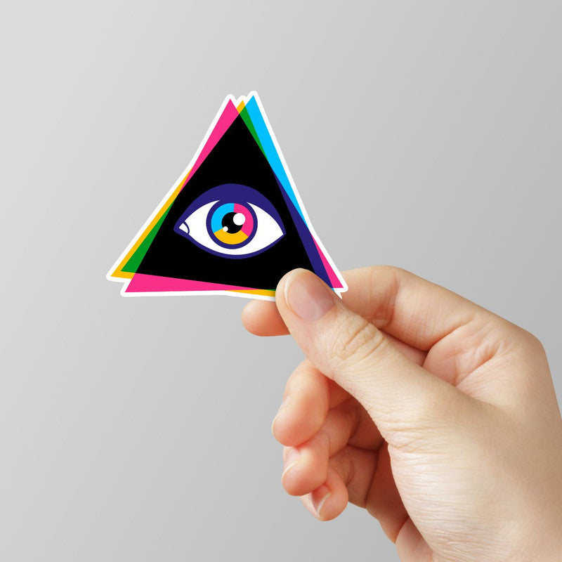 Illuminati Psych Laptop Sticker Main image