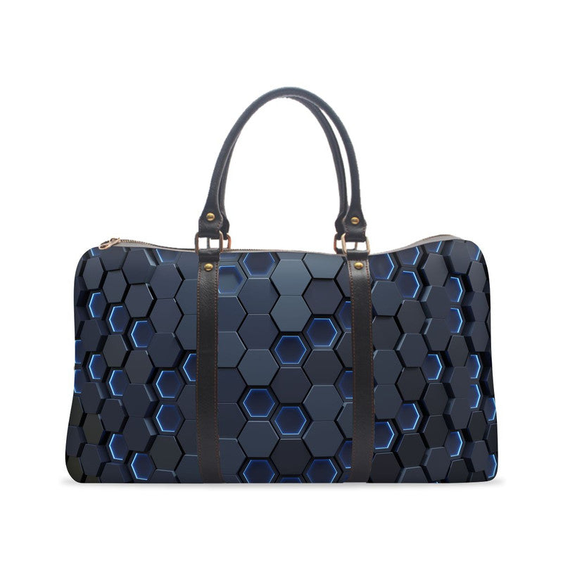 Abstract Art Floral Duffle Bag