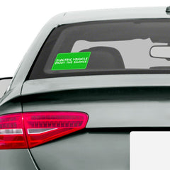 Electric Vehicle Car Sticker