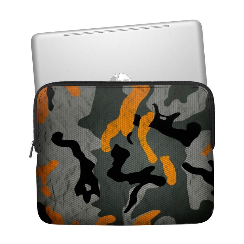 Orange Camo Laptop Sleeve Main image