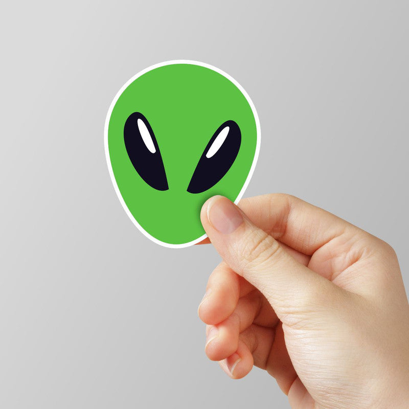Alien Eyes Laptop Sticker