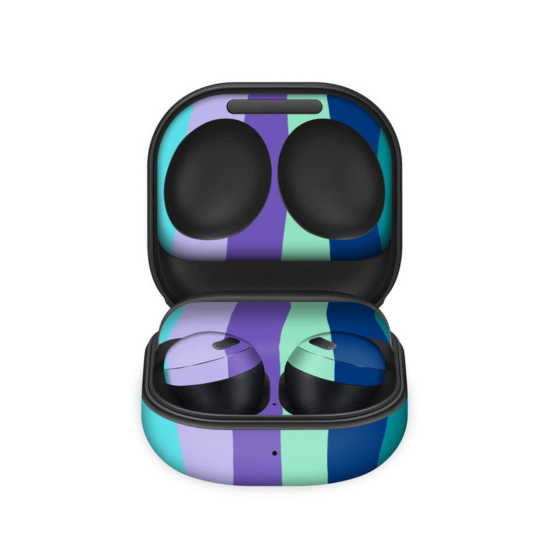 blue-stripes-samsung-galaxy-buds-pro-skin Main image