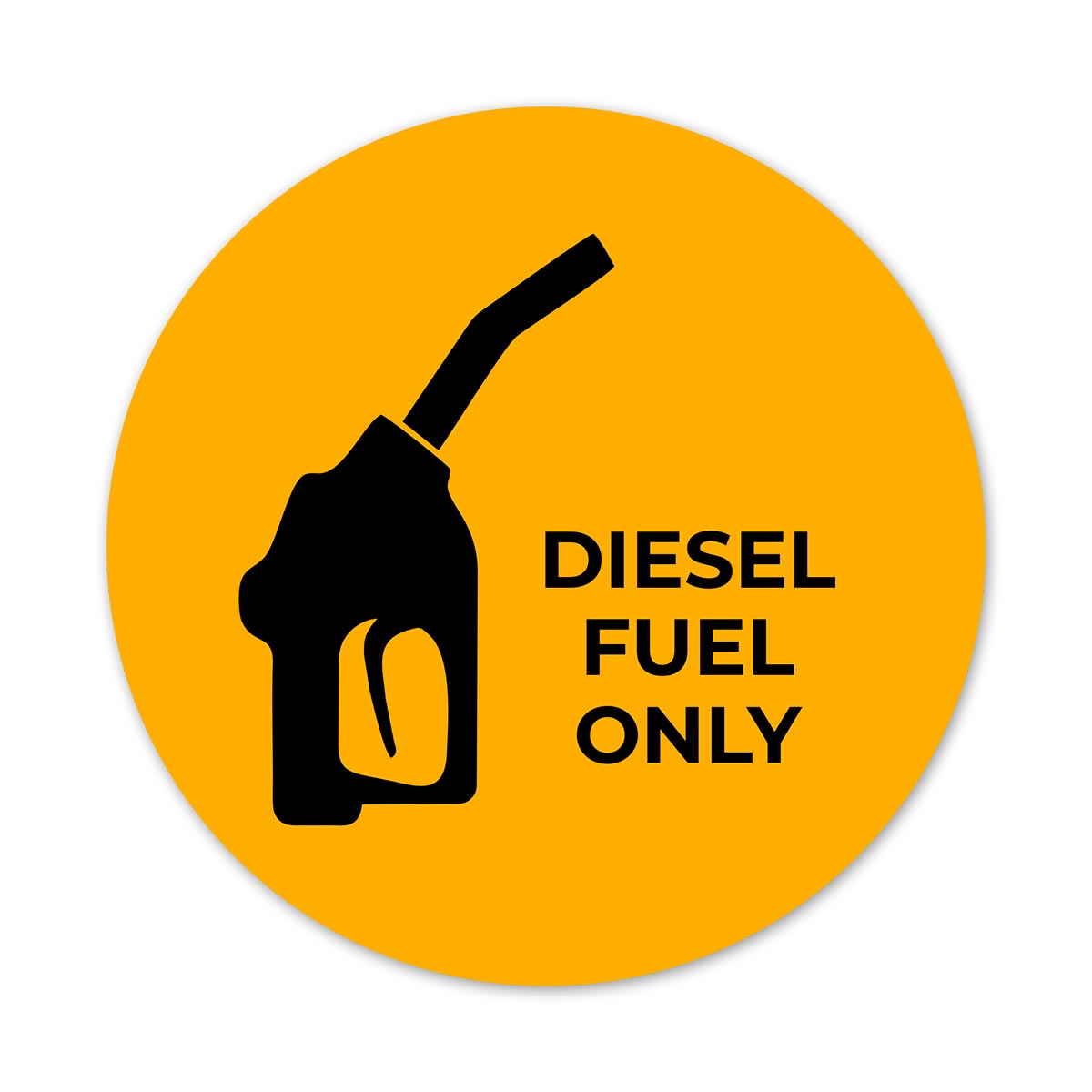 Diesel #7 Car Fuel Tank Decal Secondary image