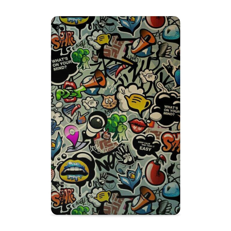 Vocalize Abstract Tab Skin For Samsung Galaxy Tab S7 FE Main image