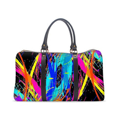 Abstract Art Floral Duffle Bag