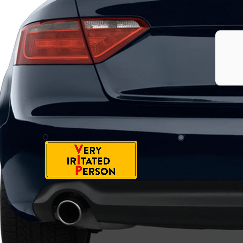 Vip Car Bumper Sticker Secondary image
