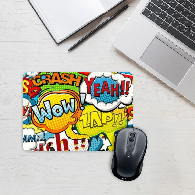 Wow Abstract Mouse Pad Secondary image