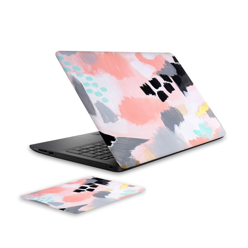 pastle-laptop-skin-and-mouse-pad-combo WrapCart India Main image