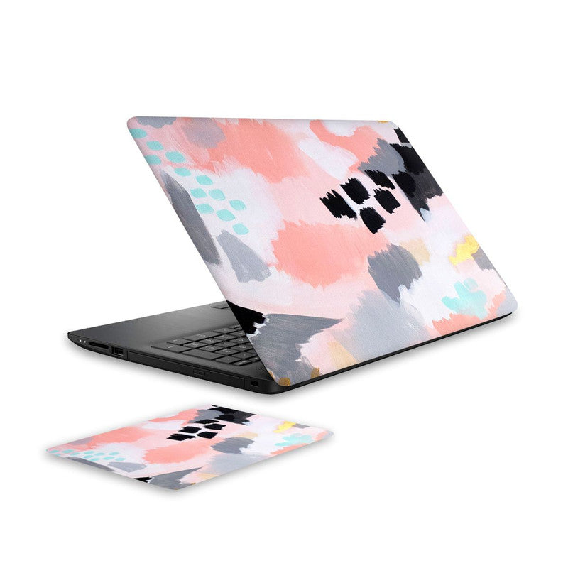 pastle-laptop-skin-and-mouse-pad-combo WrapCart India