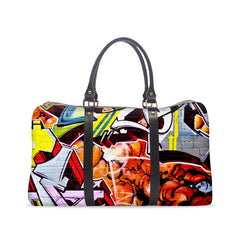 Abstract Art Floral Duffle Bag