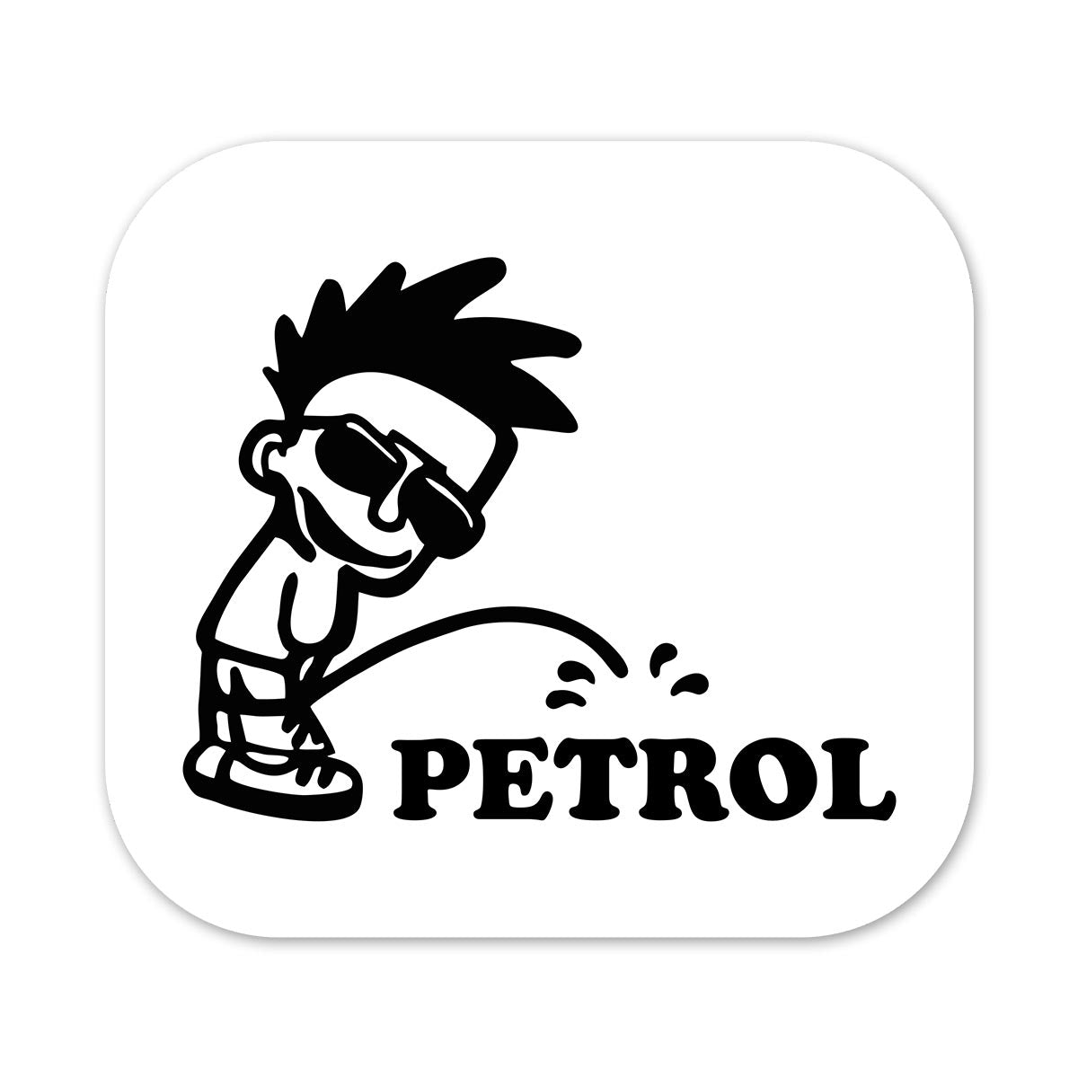 Petrol #9 Square Car Fuel Tank Decal Secondary image