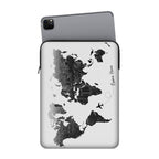 All Over The World Custom Name iPad Sleeve