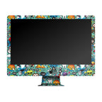 Blue Abstract Apple iMac Skin