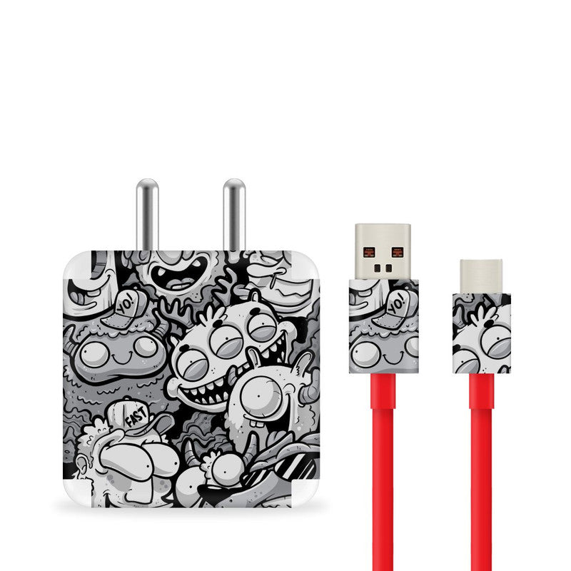 Doodle Monster Charger Skin Secondary image