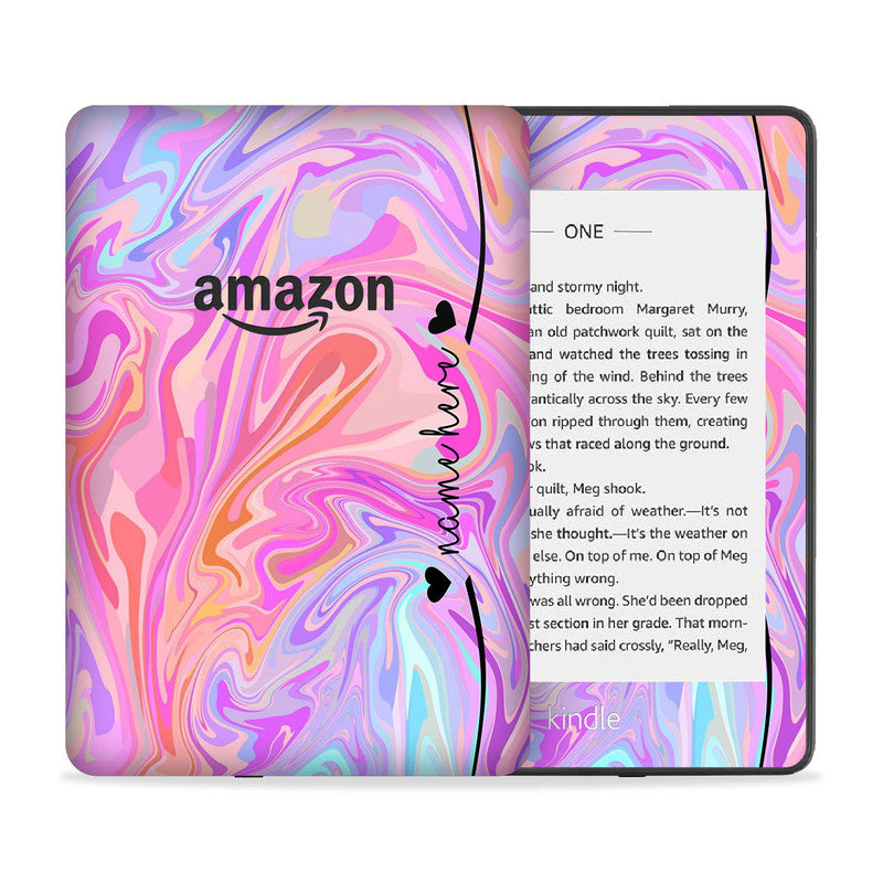 Liquid Swrill Custom Name Skin For Kindle Main image