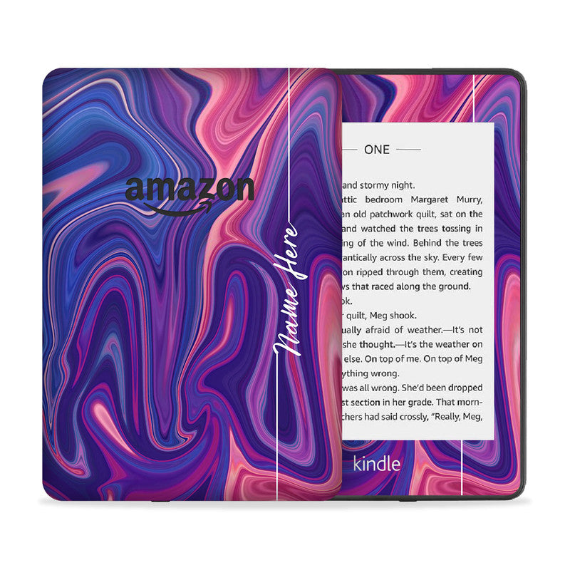 Liquid Purple Custom Name Skin For Kindle Main image
