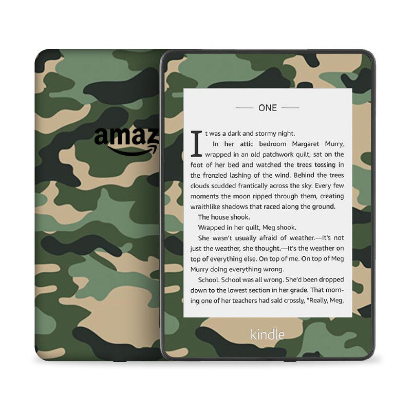 Kindle Green Camo Skin Main image