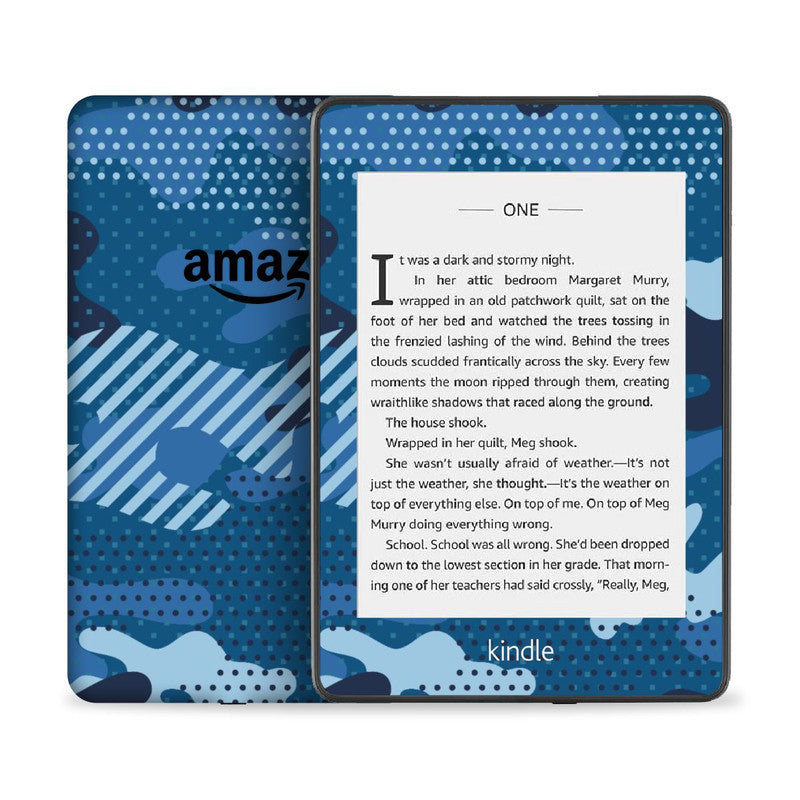 Kindle Military Blue Camo Skin