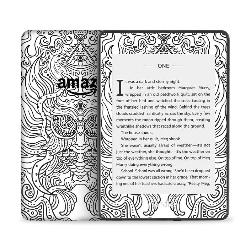 Kindle Owl Doodle Skin Main image