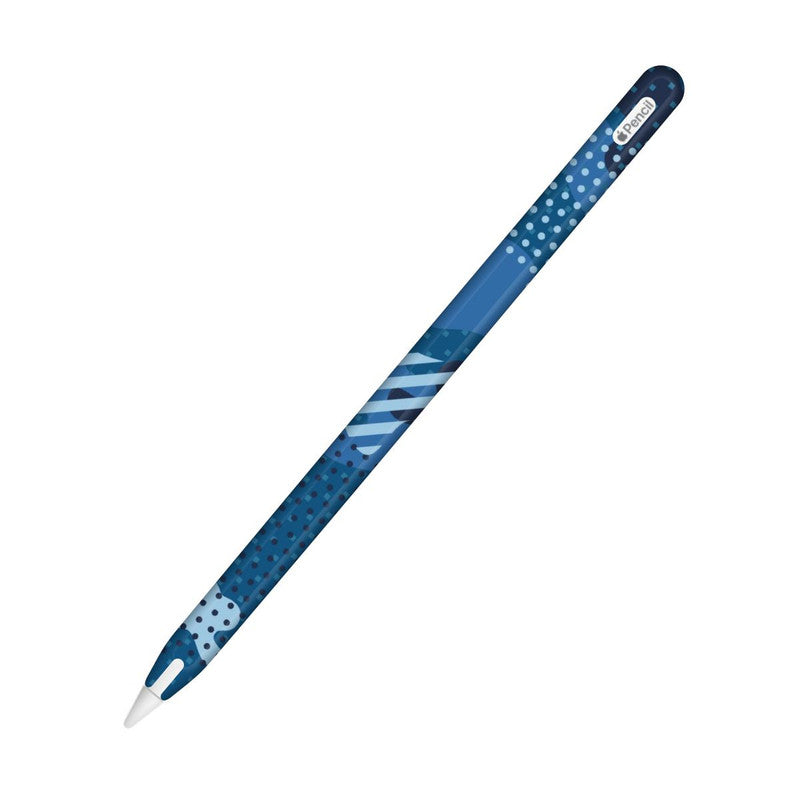 Military Blue Camo Apple Pencil Skins