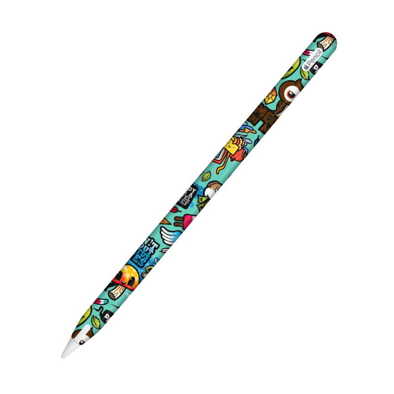 Blue Abstract Apple Pencil Skins