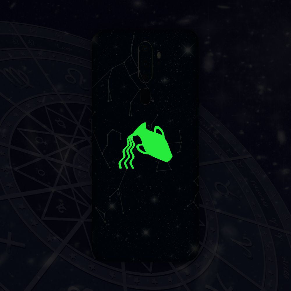Zodiac Aquarius Neon