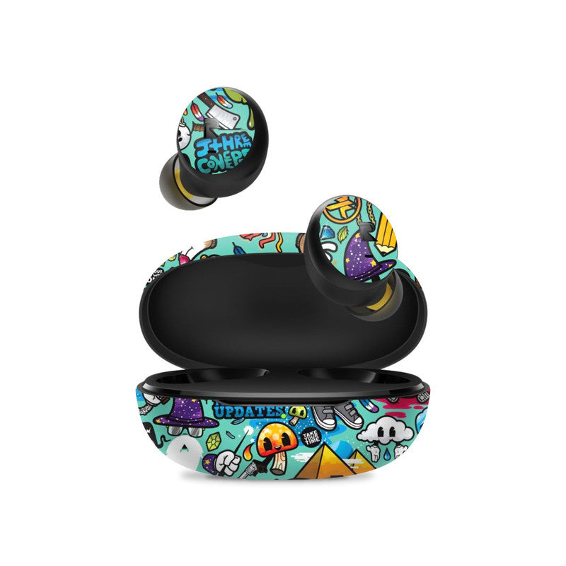 Realme Buds Q Blue Abstract