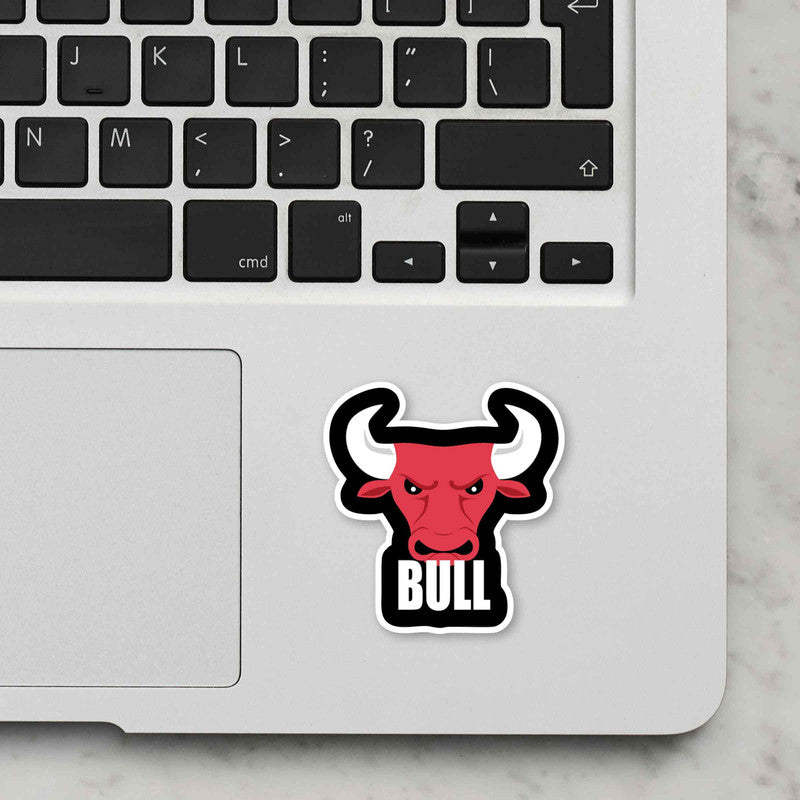Bull 2 Laptop Sticker Secondary image