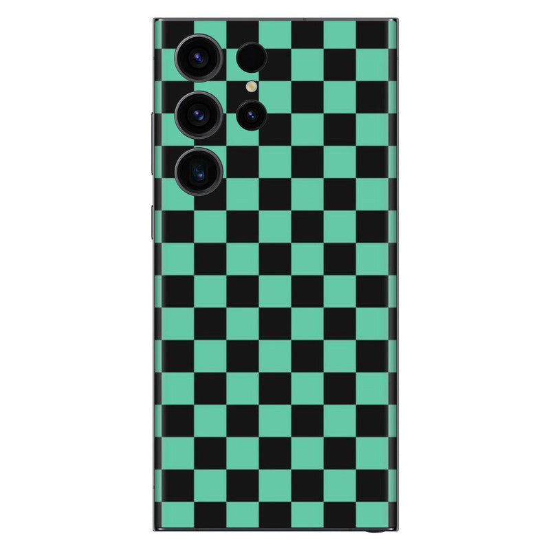 Checks Haori Mobile Skin