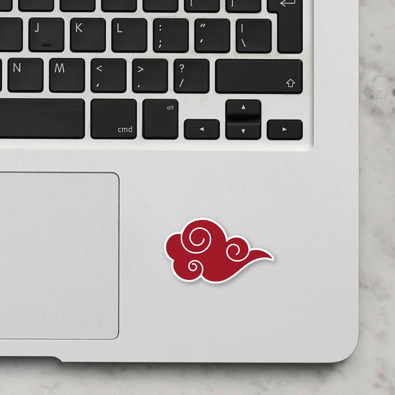 Cloudy Laptop Sticker Secondary image
