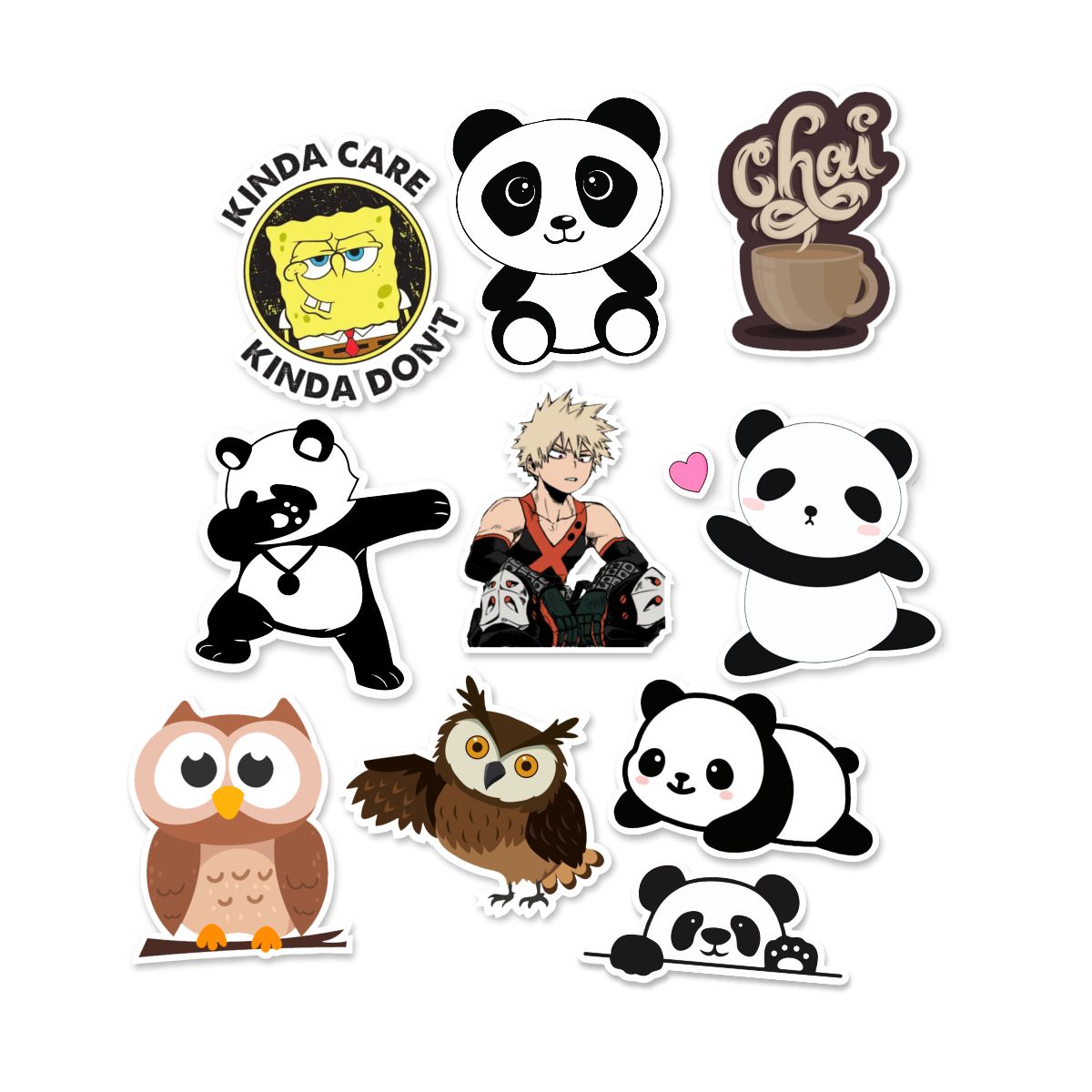 Sticker Combo #10 - Pack Of 10 – WrapCart Skins