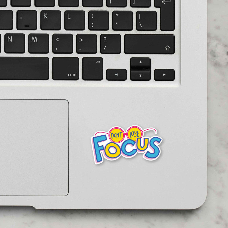 Dont Lose Focus Laptop Sticker Secondary image