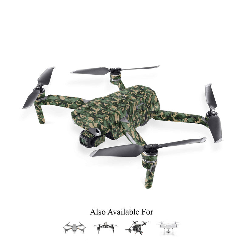 Green Camo Drone Skin Main image