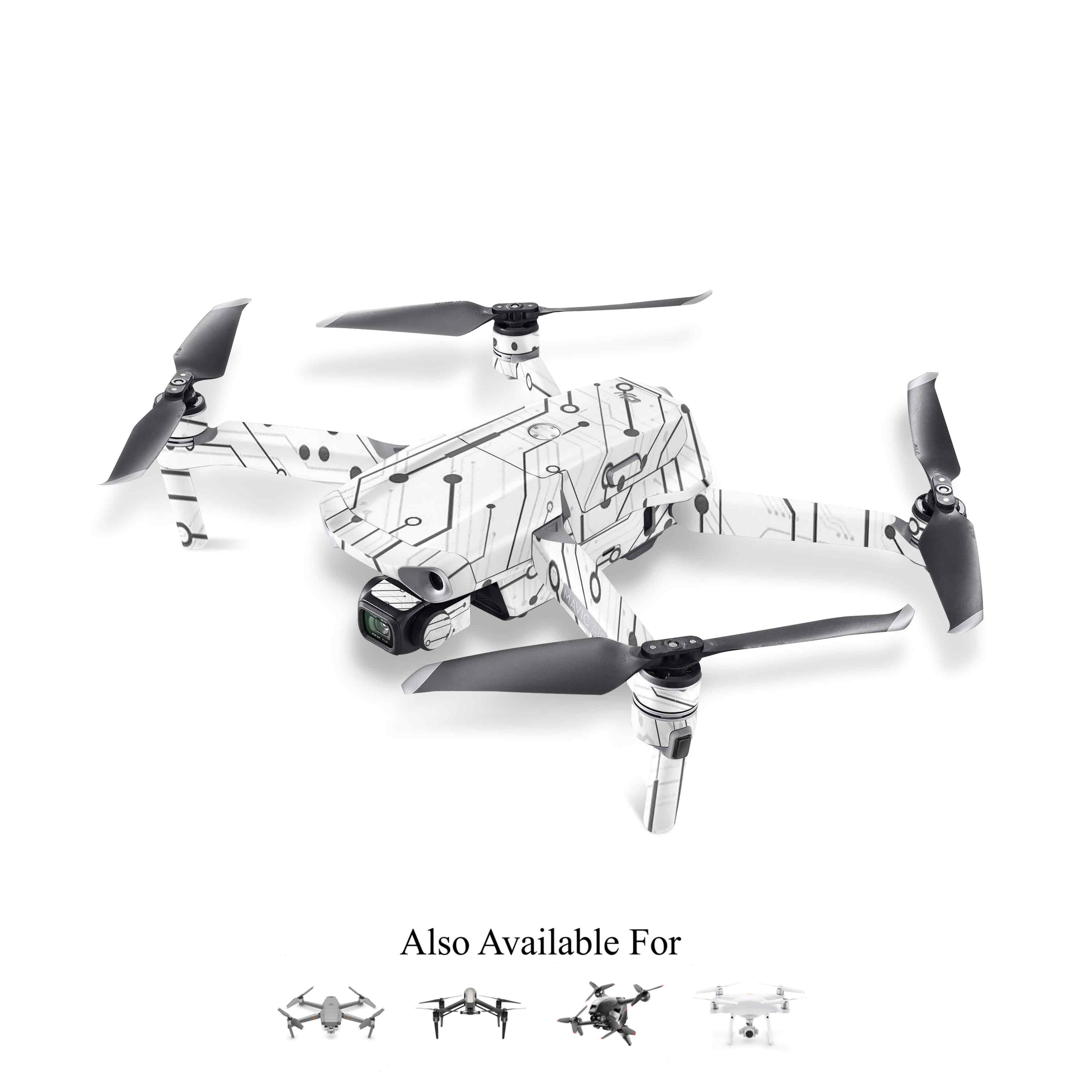 Expand your style with custom Drone skins. Printed drone stickers and camera skins with water resistant technology. Buy these vinly drone wraps from WrapCart.