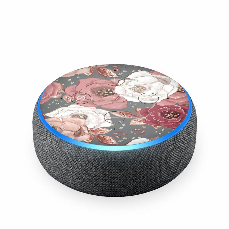 Echodot Pink Floral Skin