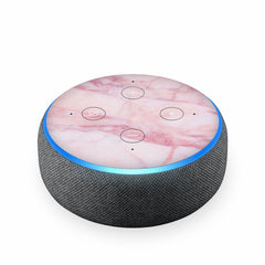 Echodot Pink Marble Skin