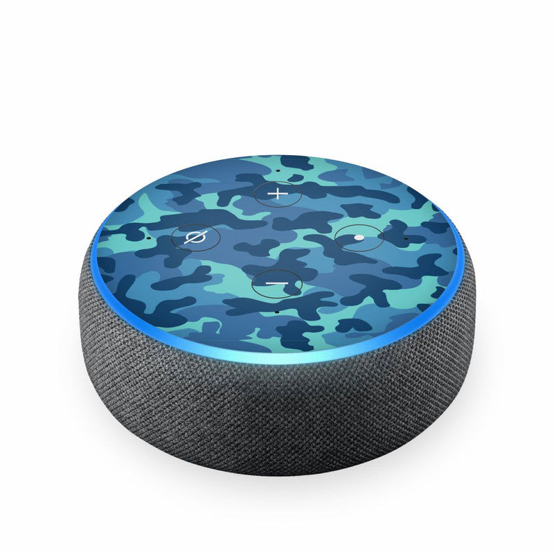 Echodot Grove Blue Camo Skin Main image