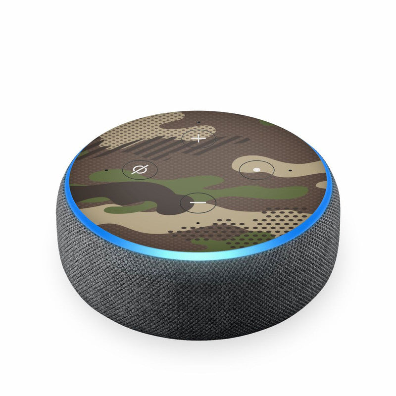 Echodot Military Crocodile Camo Skin
