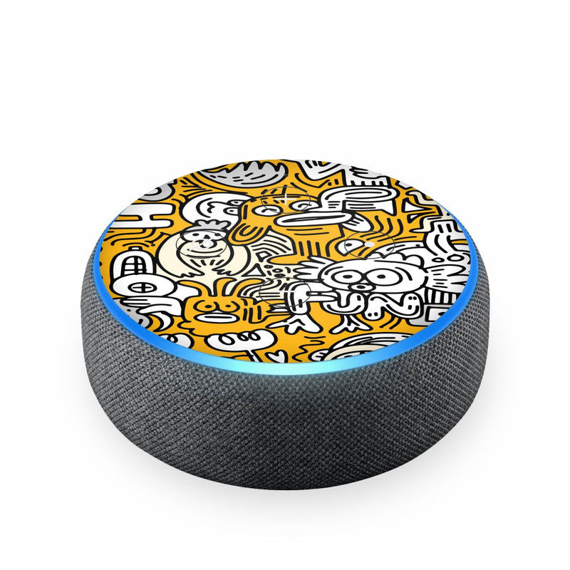 Echodot Happy Skin