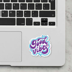 Good Vibes Laptop Sticker