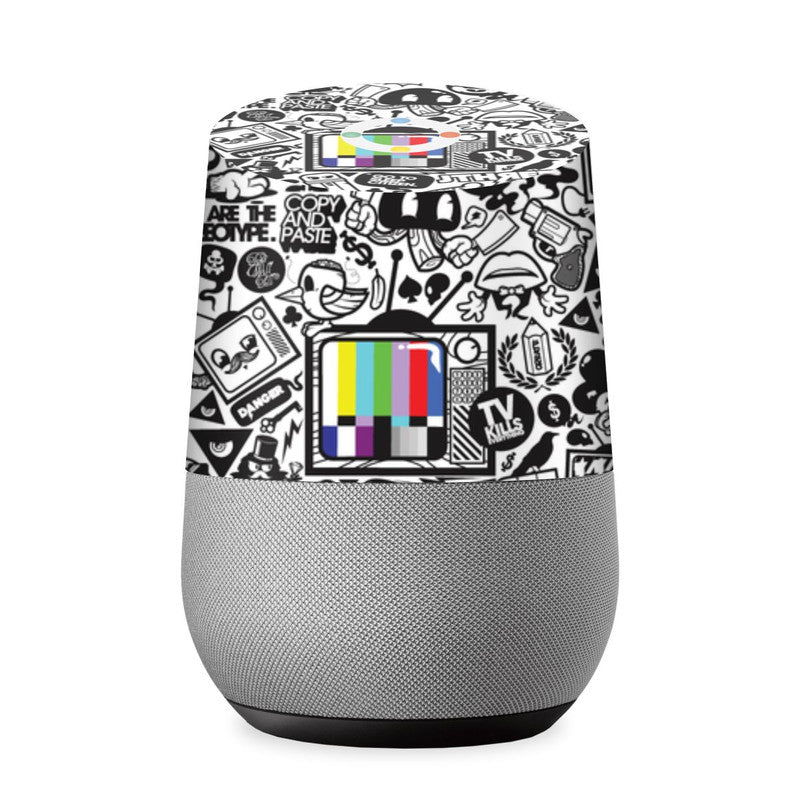 Google Home White Abstract Skin Main image