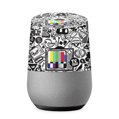 Google Home White Abstract Skin