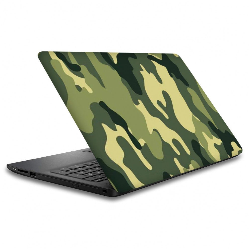 Green Camouflage Laptop Skins Main image