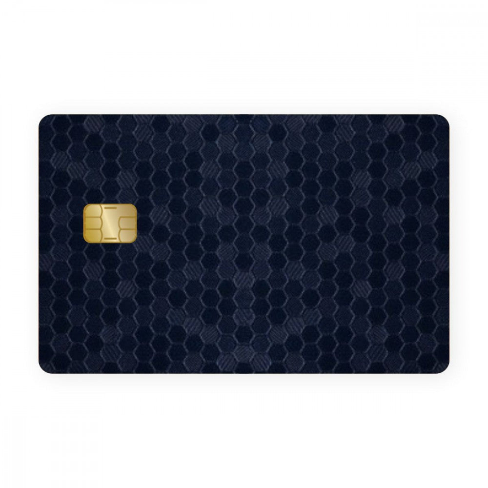 Black Honeycomb Card - WrapCart Debit Card Skins Main image