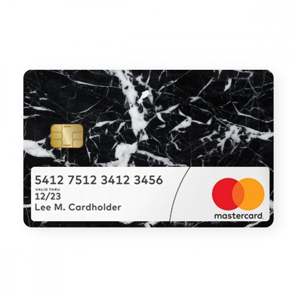 Black Marble With Window Card - WrapCart Debit Card Skins Main image