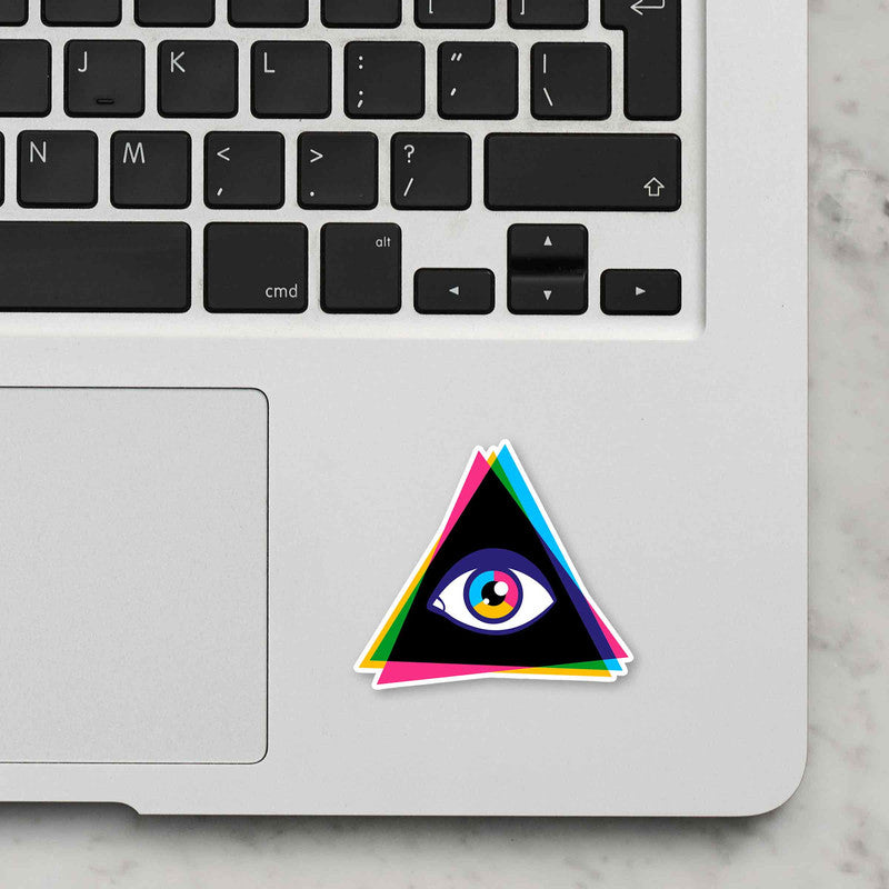 Illuminati Psych Laptop Sticker Secondary image